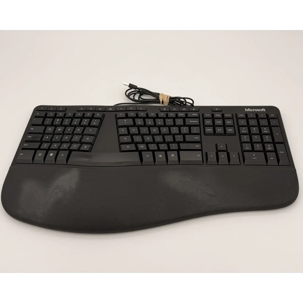 Microsoft Ergonomic Keyboard 1878 LXM-00001 Wired USB Split Ergonomic Black